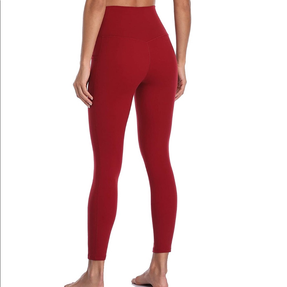 Rose red Colorfulkoala leggings